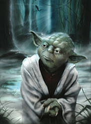Yoda Art by Tom Savage