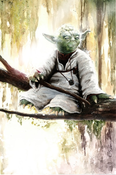 Yoda Art by Tom Savage